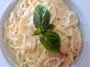 Spaguetti Cuatro queso at Rupa Veg in La Serena