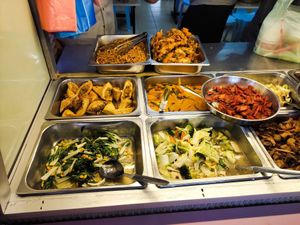 Dishes available since 7am at New Foochow Vegetarian Food in Kuching