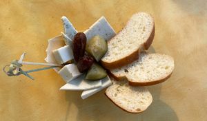 cheese sampler from Scratch House cheese (same cheese served & sold at donna jean!)   at That Good Good Market in San Diego