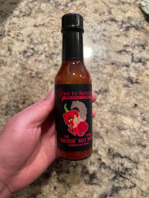 hot sauce   at That Good Good Market in San Diego