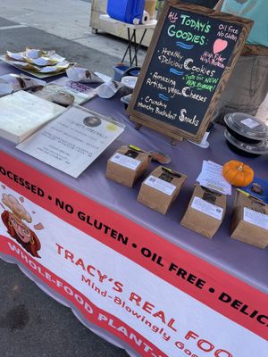 tracy’s goodies stand   at That Good Good Market in San Diego