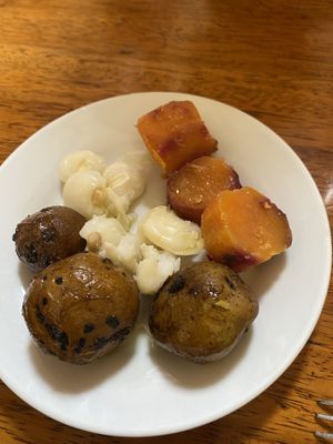 From the salad bar  at El Encuentro - Tigre in Cusco