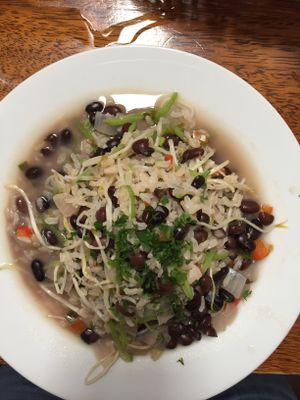 Main dish lunch menu at El Encuentro - Tigre in Cusco