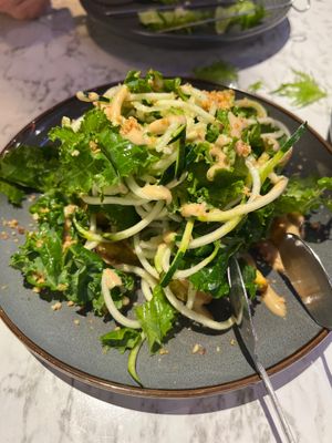 Salad not very substantial but it did taste good at Vegan Amore 蔬慕 in Taipei