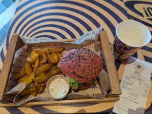 Parmigiana burger at Flower Burger - Santa Giulia in Milan