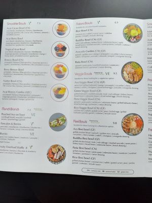 Varied menu at Naturawell in Lincoln