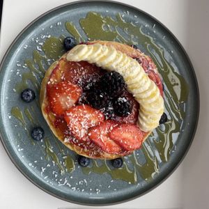 Pancakes!!  at Naturawell in Lincoln