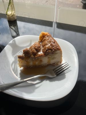 Cheesecake de maçã verde at Caneca Café in Sao Paulo