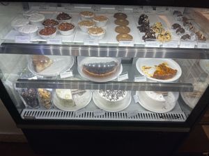 Many different sweets to choose from!  at Caneca Café in Sao Paulo