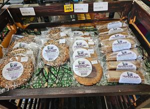 Products from Sugar Plum Vegan at Mandela Food Cooperative in Oakland