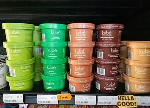 Selection of kube ice cream, Oakland made at Mandela Food Cooperative in Oakland