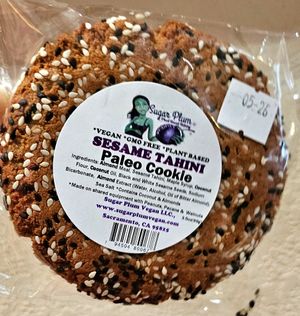 Sesame Tahini paleo cookie at Mandela Food Cooperative in Oakland