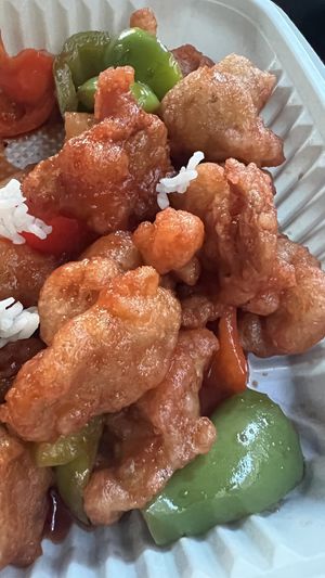 Sweet & Sour Chik’n  at Nature Vegetarian Restaurant in Oakland