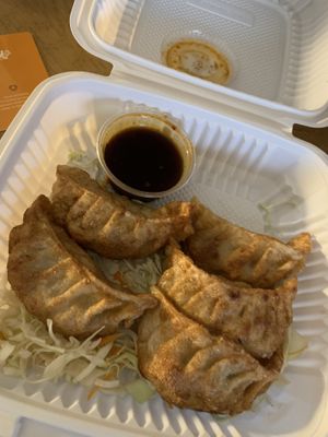 Potstickers at Nature Vegetarian Restaurant in Oakland
