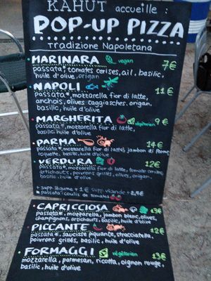 Pizzas at Kahut Cap Ferret in Lege-cap-ferret