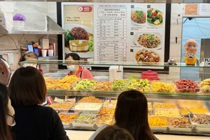 Both buffet and menu options   at SIN - Ding Shang Vegetarian 鼎上- T2 in East Singapore