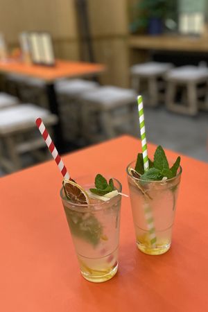 Iced green tea - Beyond Ramen, Berlin  at Beyond Ramen in Berlin