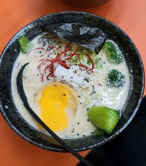 ramen "Tonkotsu Style" #Veganuary at Beyond Ramen in Berlin