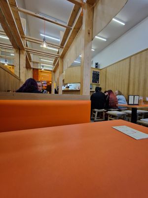 Seating at Beyond Ramen in Berlin