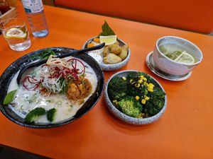 Food at Beyond Ramen in Berlin