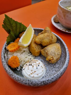 Fried Seitan at Beyond Ramen in Berlin