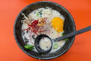 Tonkotu-style ramen at Beyond Ramen in Berlin