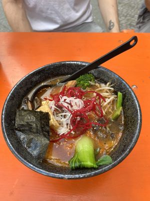 Kimchi ramen  at Beyond Ramen in Berlin