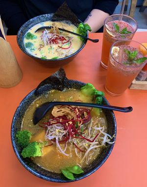 Miso cube and kimchi Love (vegan)   at Beyond Ramen in Berlin