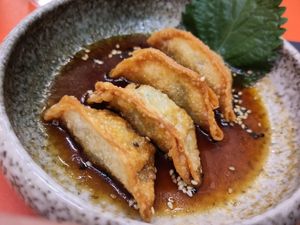 Gyozas at Beyond Ramen in Berlin