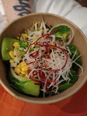 Tan tan ramen (without broth) at Beyond Ramen in Berlin