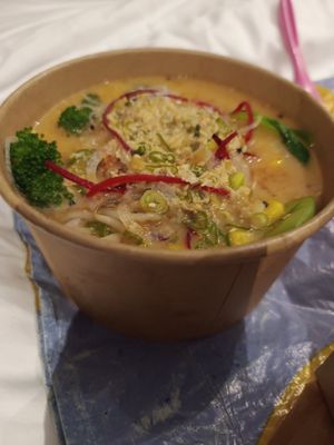 Tan tan ramen (with broth) at Beyond Ramen in Berlin