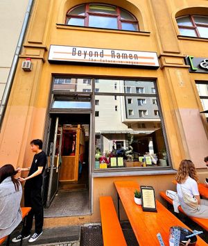 Outside at Beyond Ramen in Berlin