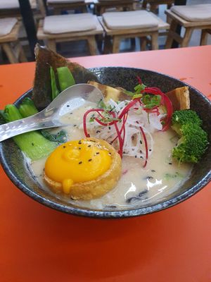 Tonkotsu style ramen at Beyond Ramen in Berlin