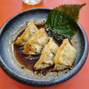 Fried gyoza at Beyond Ramen in Berlin
