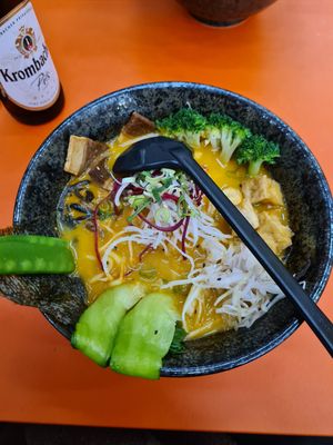 Curry ramen at Beyond Ramen in Berlin