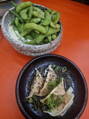 Kimchi dumplings at Beyond Ramen in Berlin