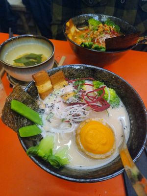 Tonkotsu style ramen at Beyond Ramen in Berlin