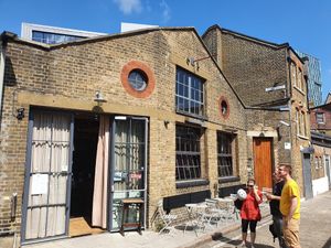 Entrance at Mana's Plant-Based Persian Cuisine in London