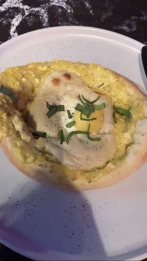 Vegan Katchupuri  at SHPANA in Tbilisi