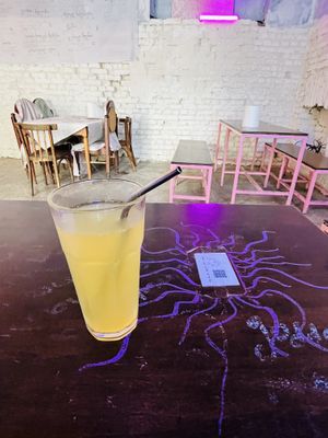 Homemade lemonade   at SHPANA in Tbilisi