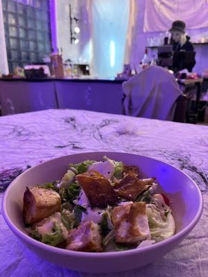 Caesar salad. at SHPANA in Tbilisi