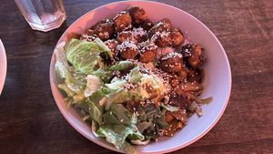 Tofu katsu bowl  at SHPANA in Tbilisi