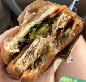 So good. Deluxe spicy chicken   at Hart House - Sepulveda in Los Angeles