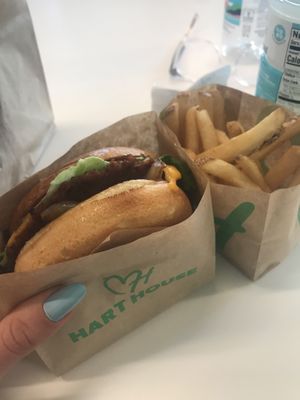 Single vbeef burger   at Hart House - Sepulveda in Los Angeles