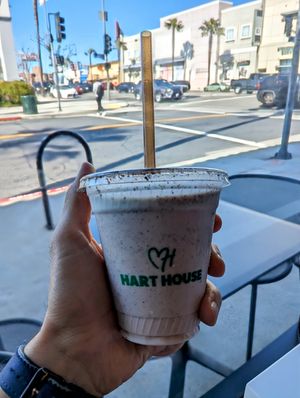 Orio and Strawberry Milk Shake at Hart House - Sepulveda in Los Angeles