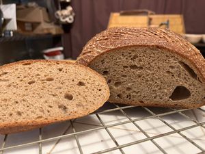 Whole wheat boule at That's My Jam in Peoria