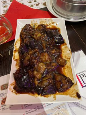 Eggplant sautéed   at Phô72 in Le Mans