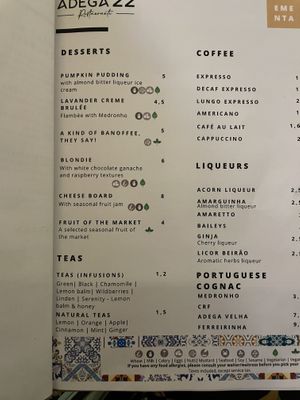   at Adega 22 in Vila Nova De Milfontes