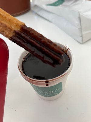 Churros w/vegan dipping sauce   at El Churro in New York City
