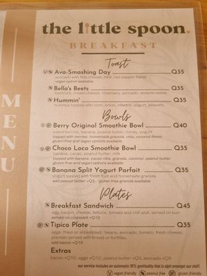  at The Little Spoon in Panajachel